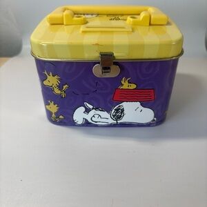 Snoopy and Woodstock Metal piggy Bank